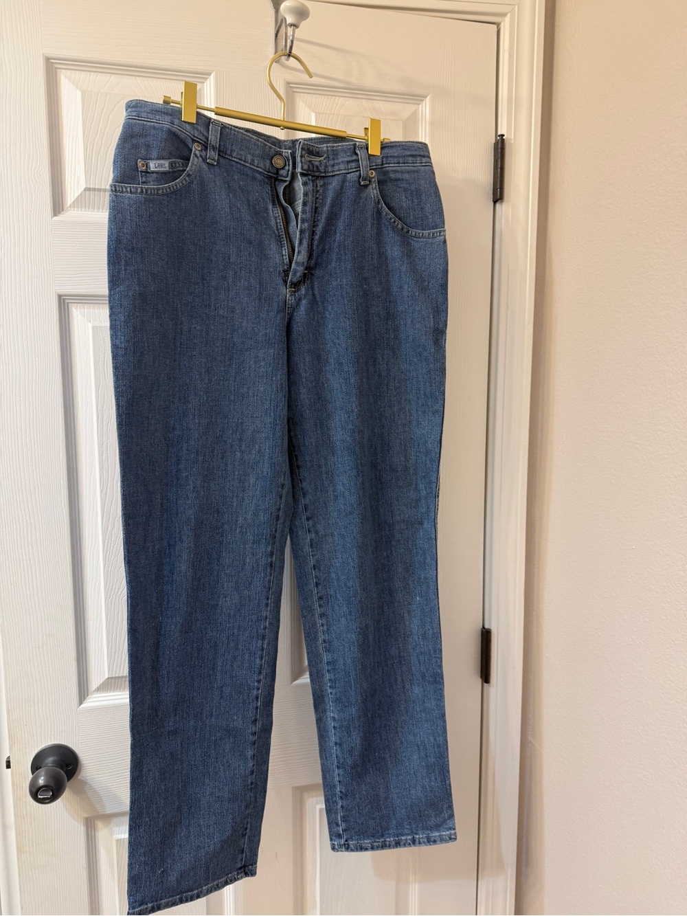 Lee Straight Leg Women's Jeans in Classic Blue